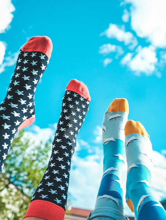 Boot-Socken mit Boot-Motiv “Dreamy Boats” von We are Socks! ✓Bootsocken 