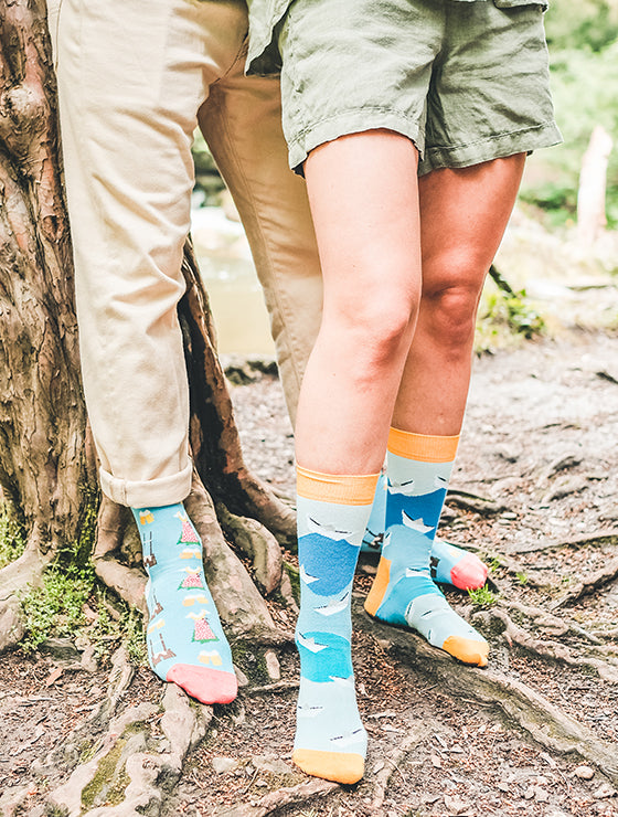 Boot-Socken mit Boot-Motiv “Dreamy Boats” von We are Socks! ✓Bootsocken 