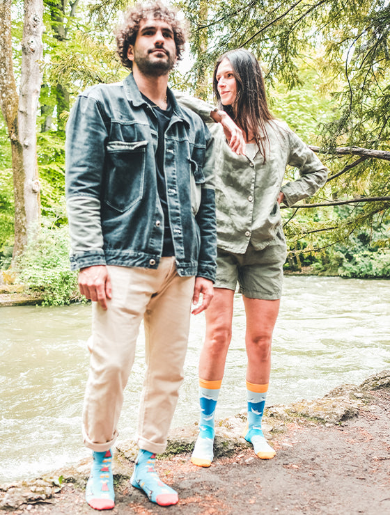 Boot-Socken mit Boot-Motiv “Dreamy Boats” von We are Socks! ✓Bootsocken 