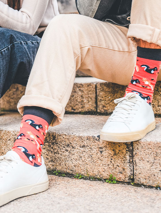 Eichhörnchen-Socken mit Eichhörnchen-Motiv “Cheeky Chipmonk” von We are Socks!